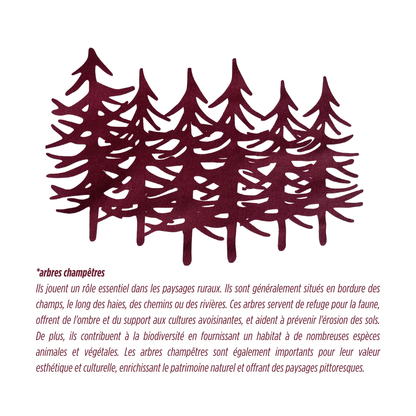 T-shirt bosquet