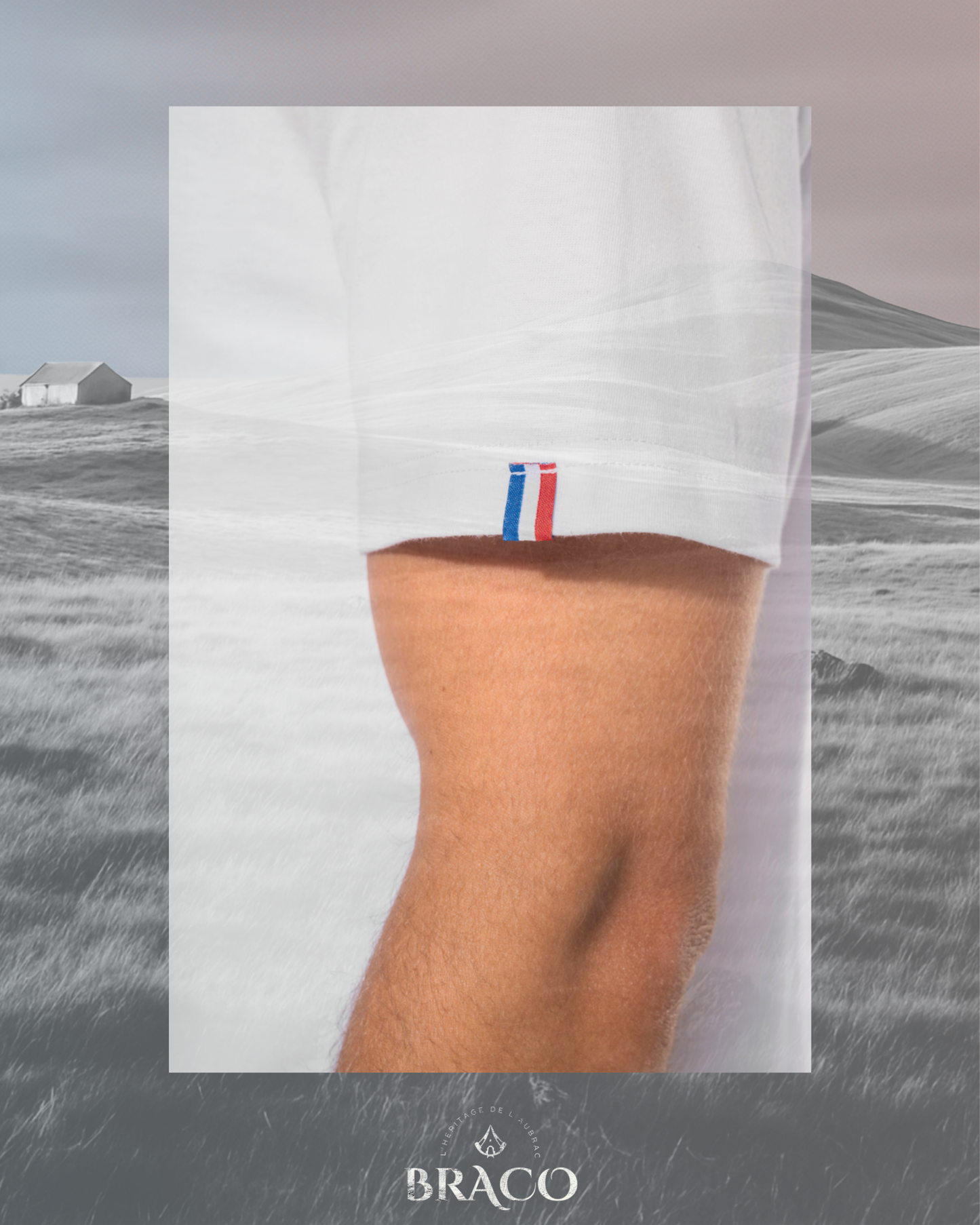 T-shirt braco - Fabriqué en France