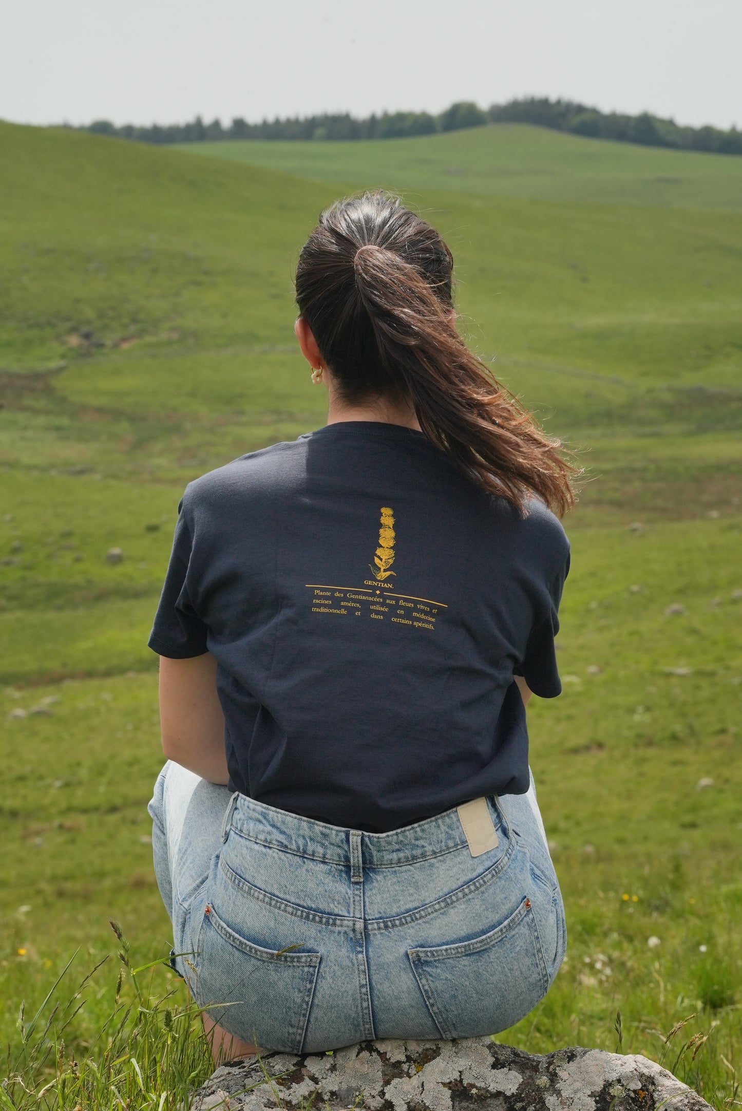T-shirt gentiane