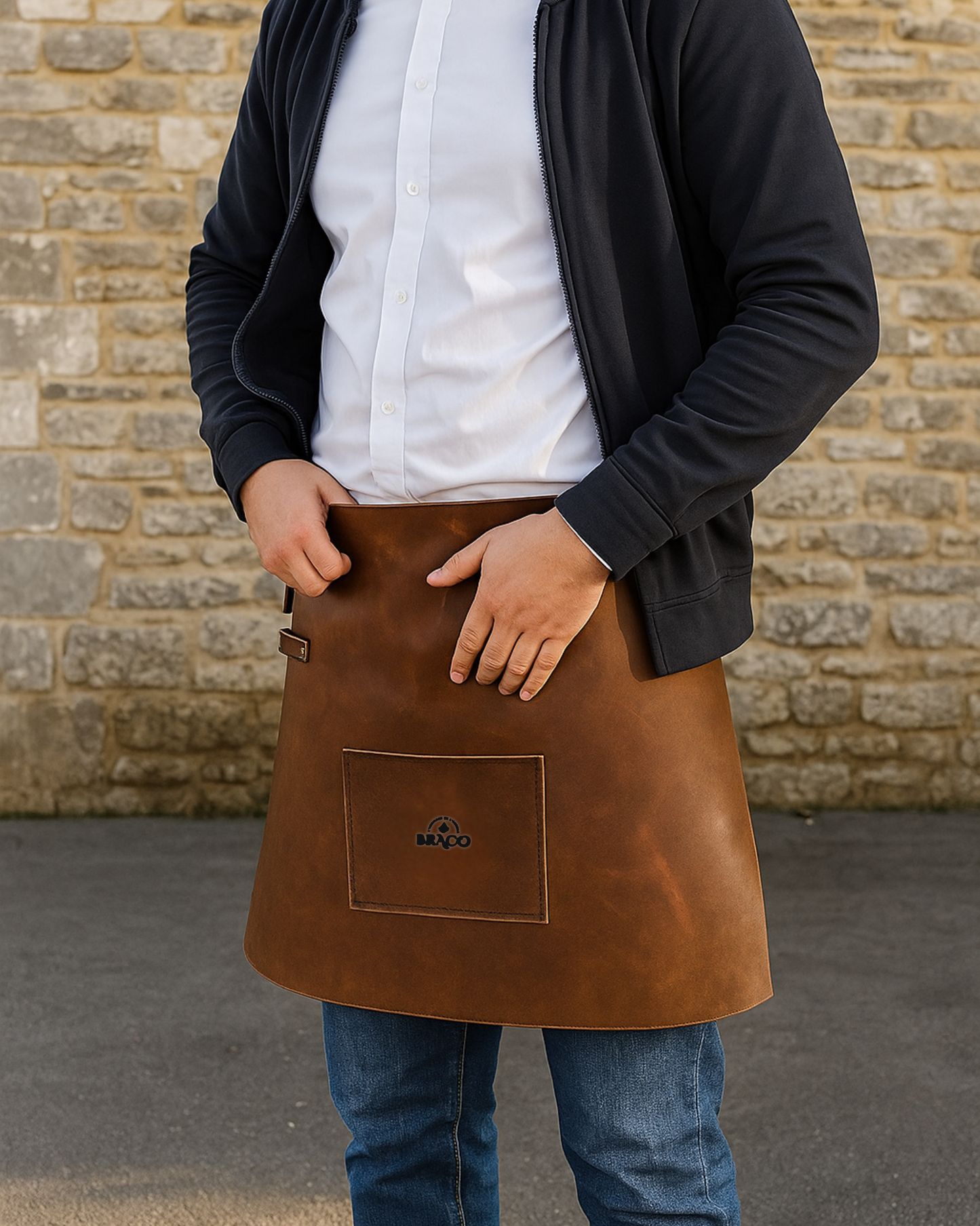 Tablier cuir ~ bougnat héritage