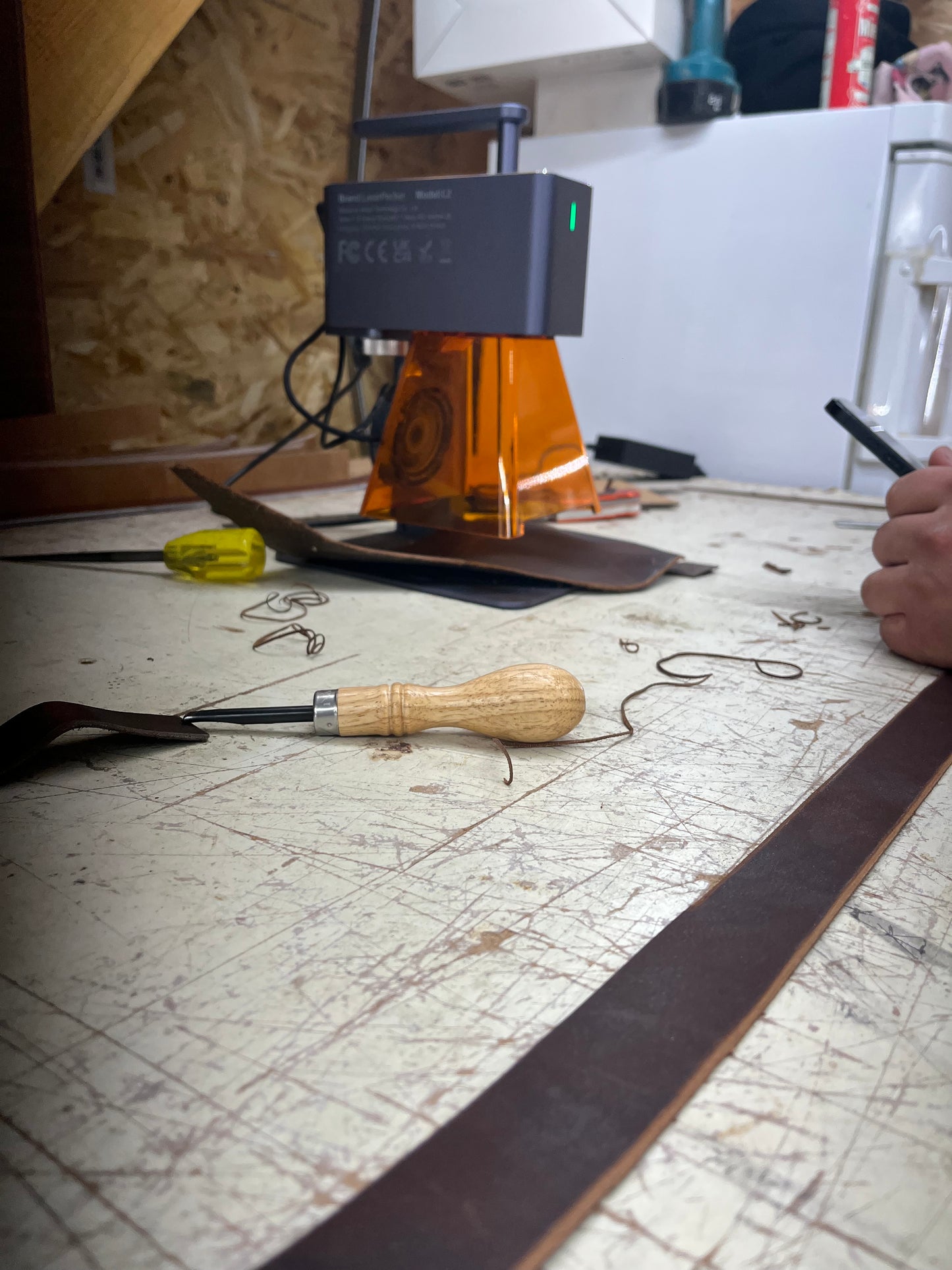 Tablier cuir ~ bougnat héritage