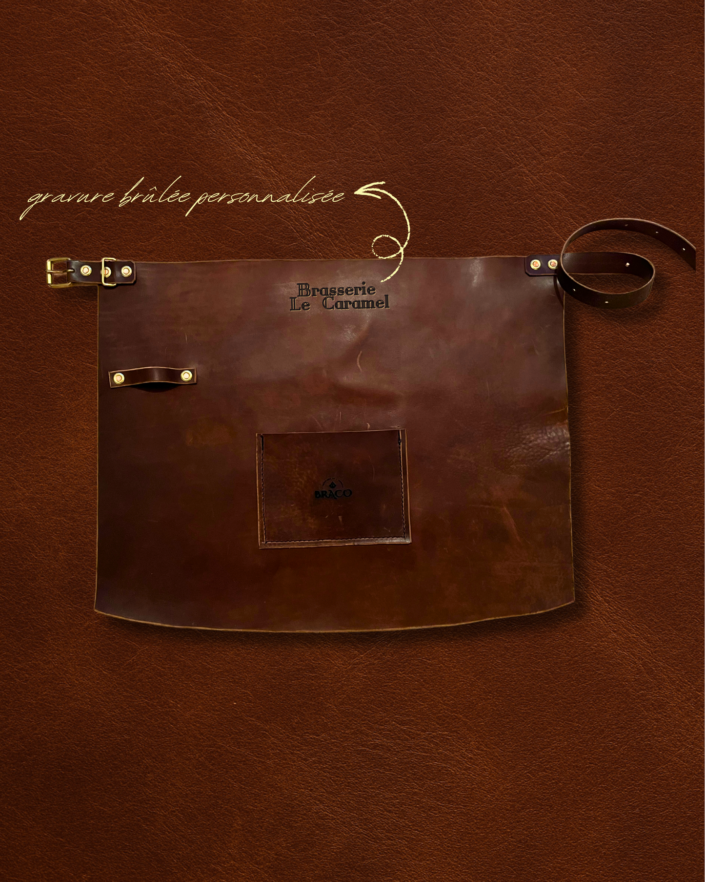 Tablier cuir ~ bougnat héritage