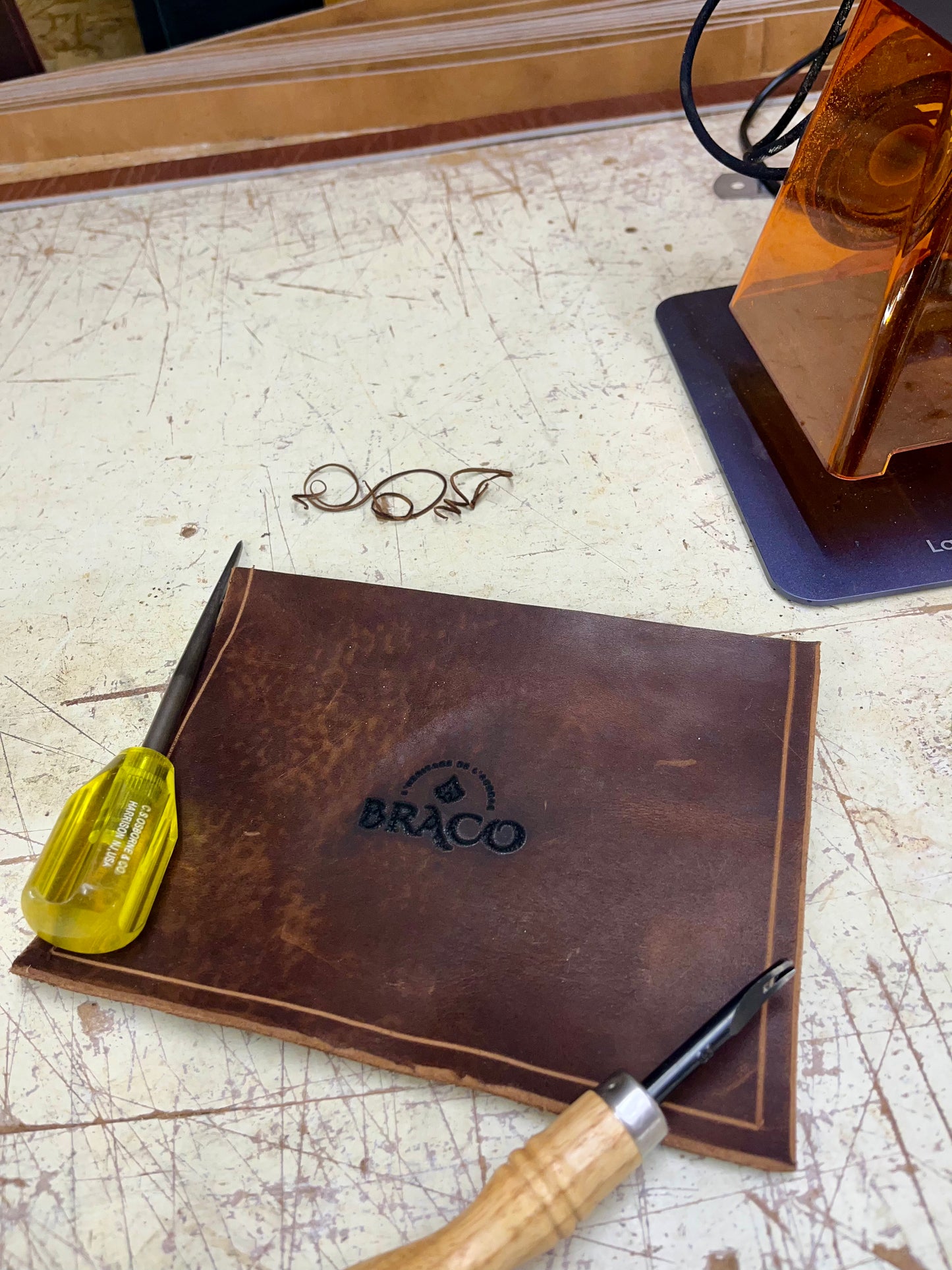 Tablier cuir ~ bougnat héritage